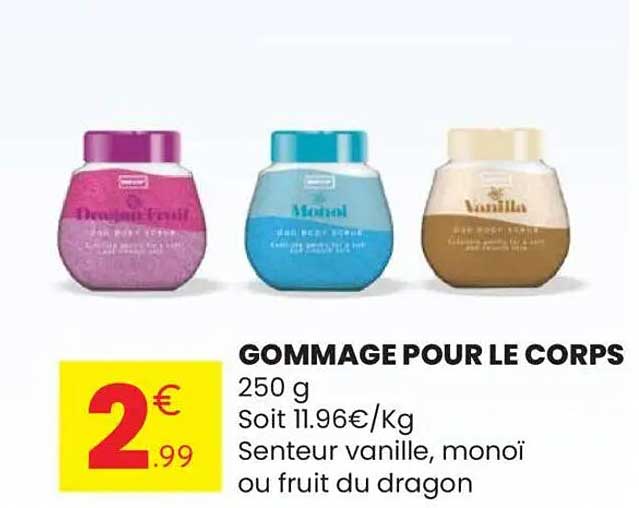 GOMMAGE POUR LE CORPS