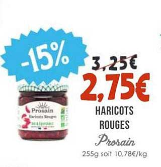 Haricots Rouges Prosain