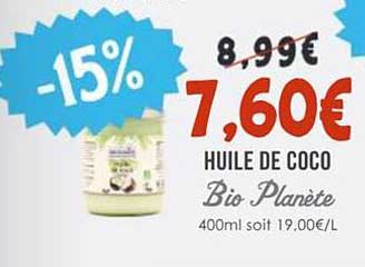 Huile de Coco Bio Planète