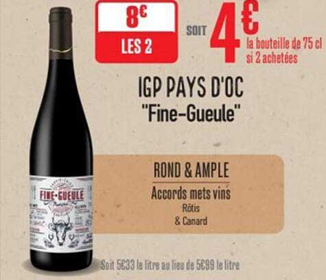 IGP PAYS D'OC "Fine-Gueule"
