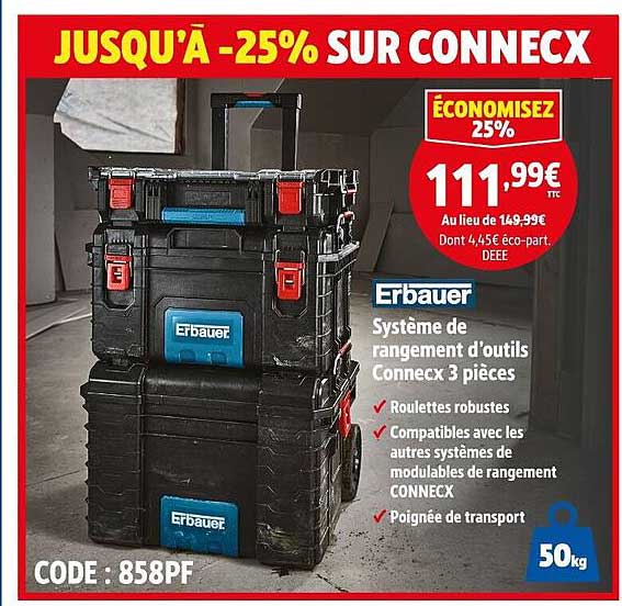 JUSQU’À -25% SUR CONNEX