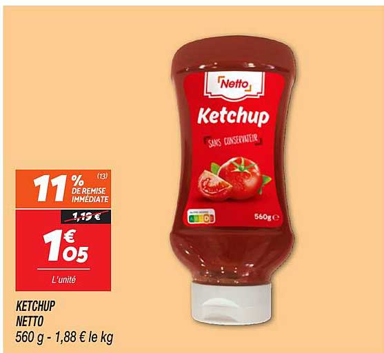 KETCHUP NETTO