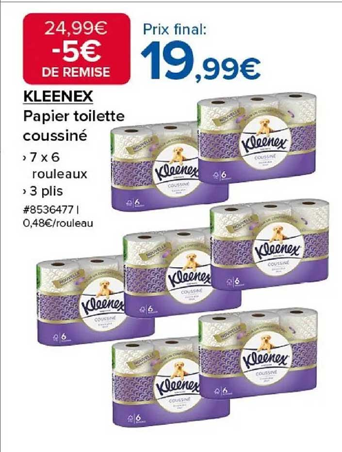 KLEENEX Papier toilette coussiné