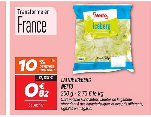 LAITUE ICEBERG