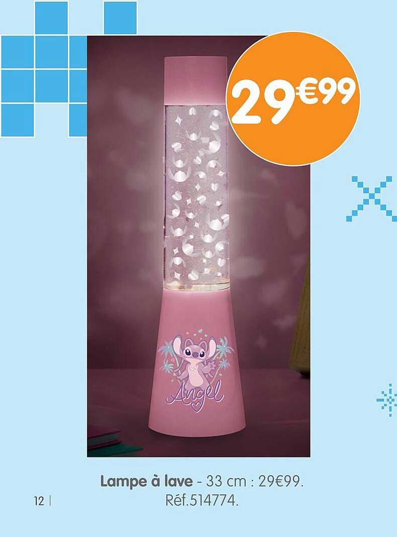Lampe à lave - 33 cm : 29€99.