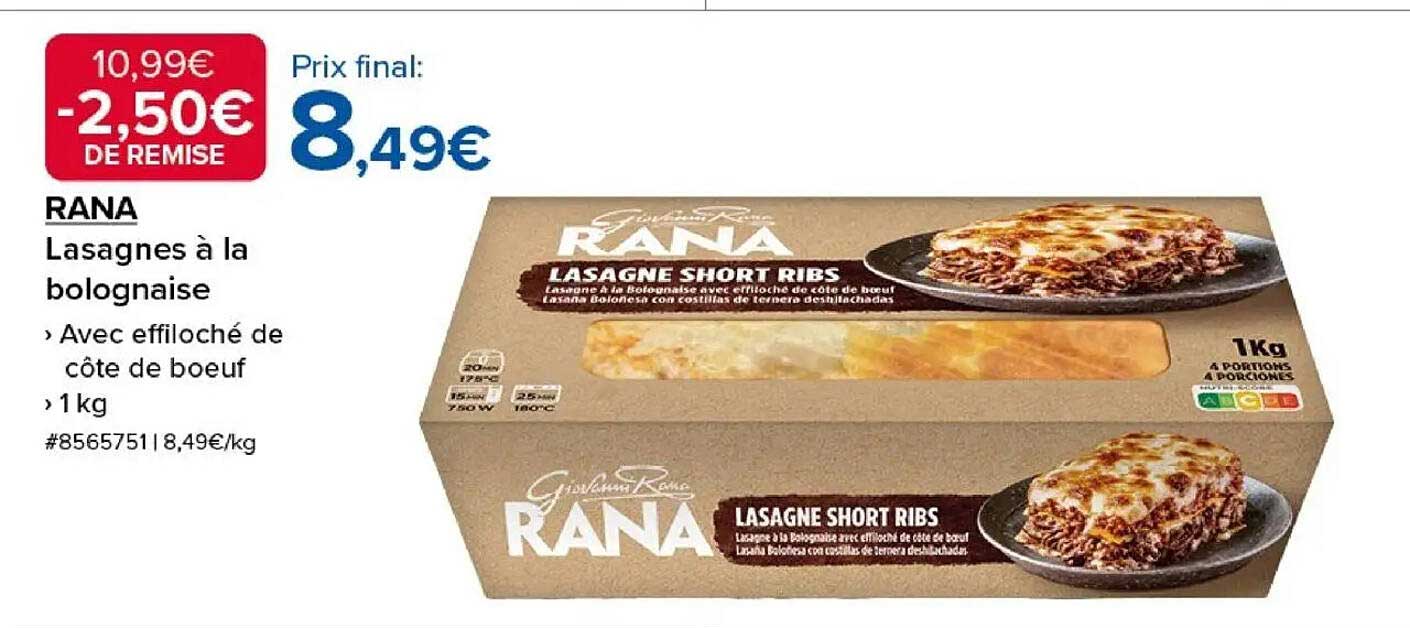 Lasagnes à la bolognaise