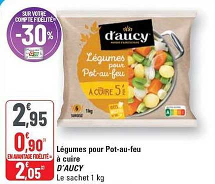 Légumes pour Pot-au-feu à cuire D'AUCY