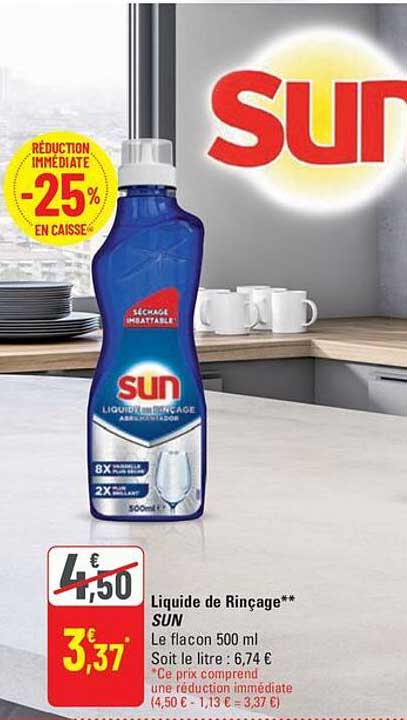 Liquide de Rinçage** SUN