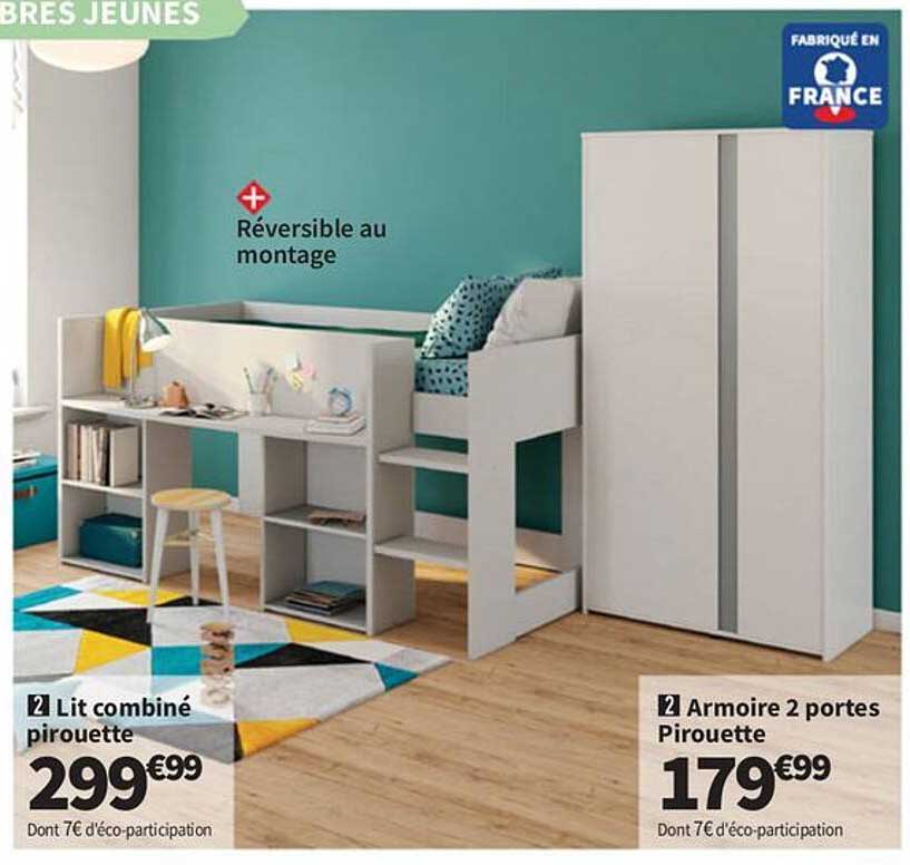 Lit combiné pirouette