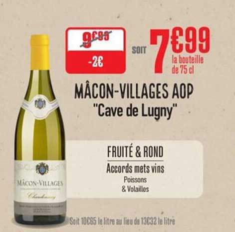 MÂCON-VILLAGES AOP "Cave de Lugny"