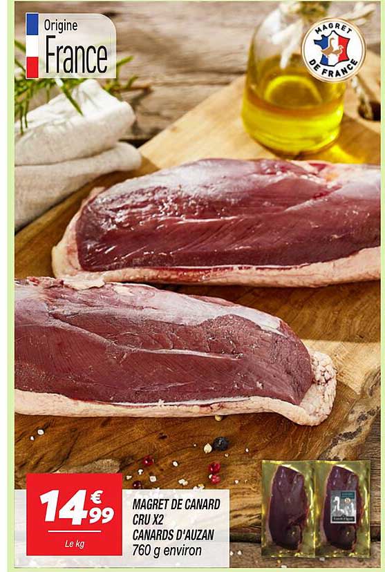 MAGRET DE CANARD CRU X2 CANARDS D'AUZAN