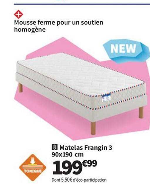 Matelas Frangin 3 90x190 cm