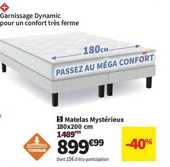 Matelas Mystérieux 180x200 cm