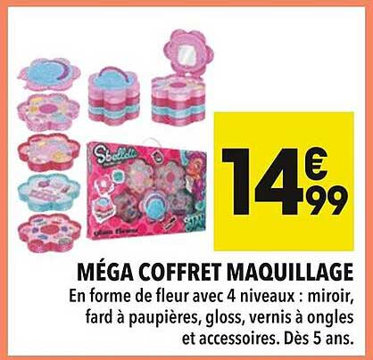 MÉGA COFFRET MAQUILLAGE