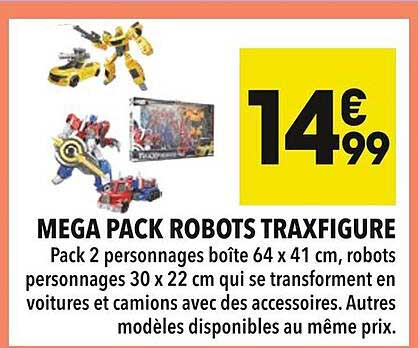 MEGA PACK ROBOTS TRAXFIGURE