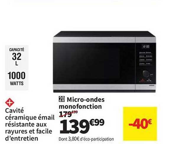 Micro-ondes monofonction
