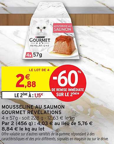 MOUSSELINE AU SAUMON GOURMET RÉVÉLATIONS