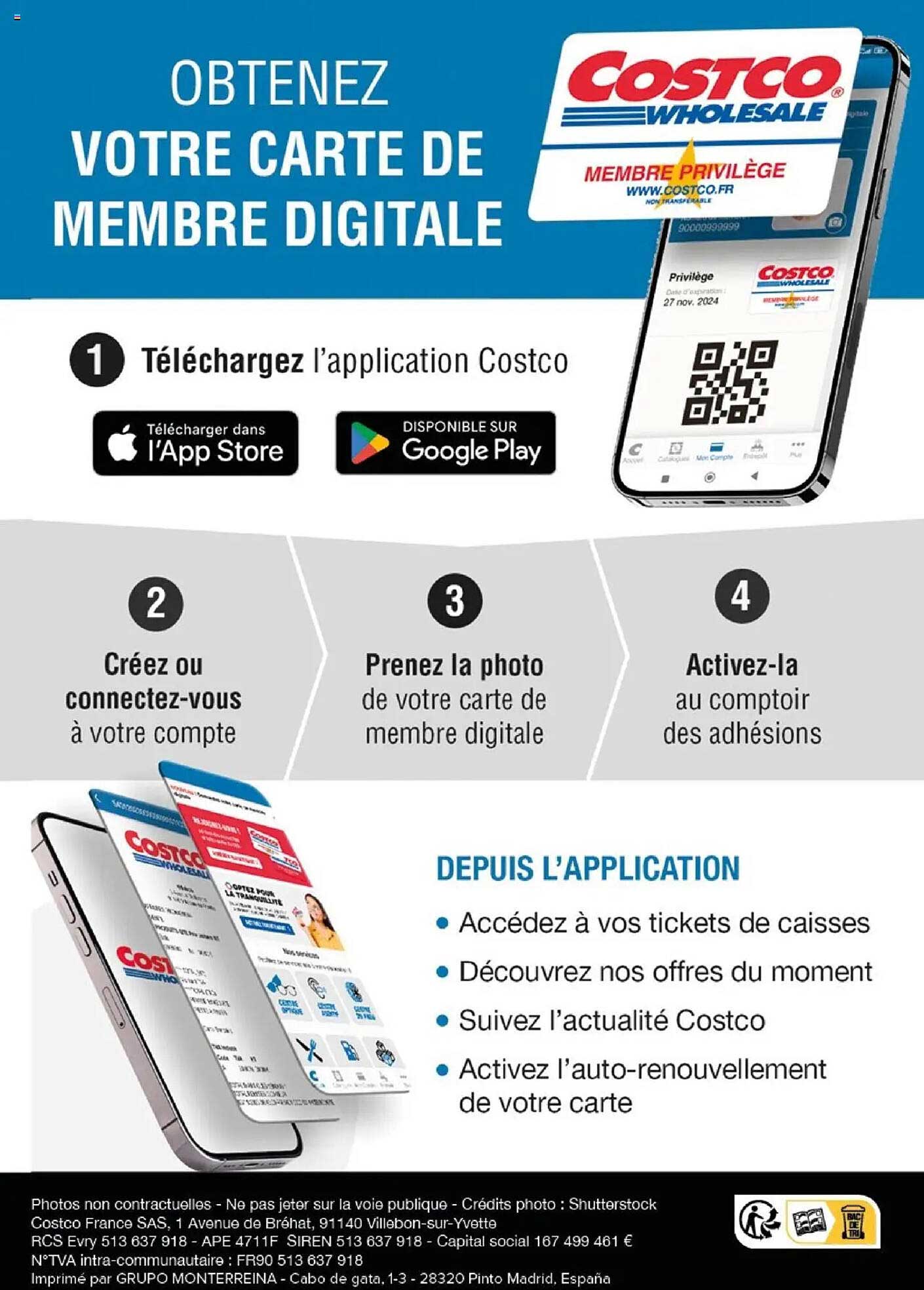 OBTENEZ VOTRE CARTE DE MEMBRE DIGITALE