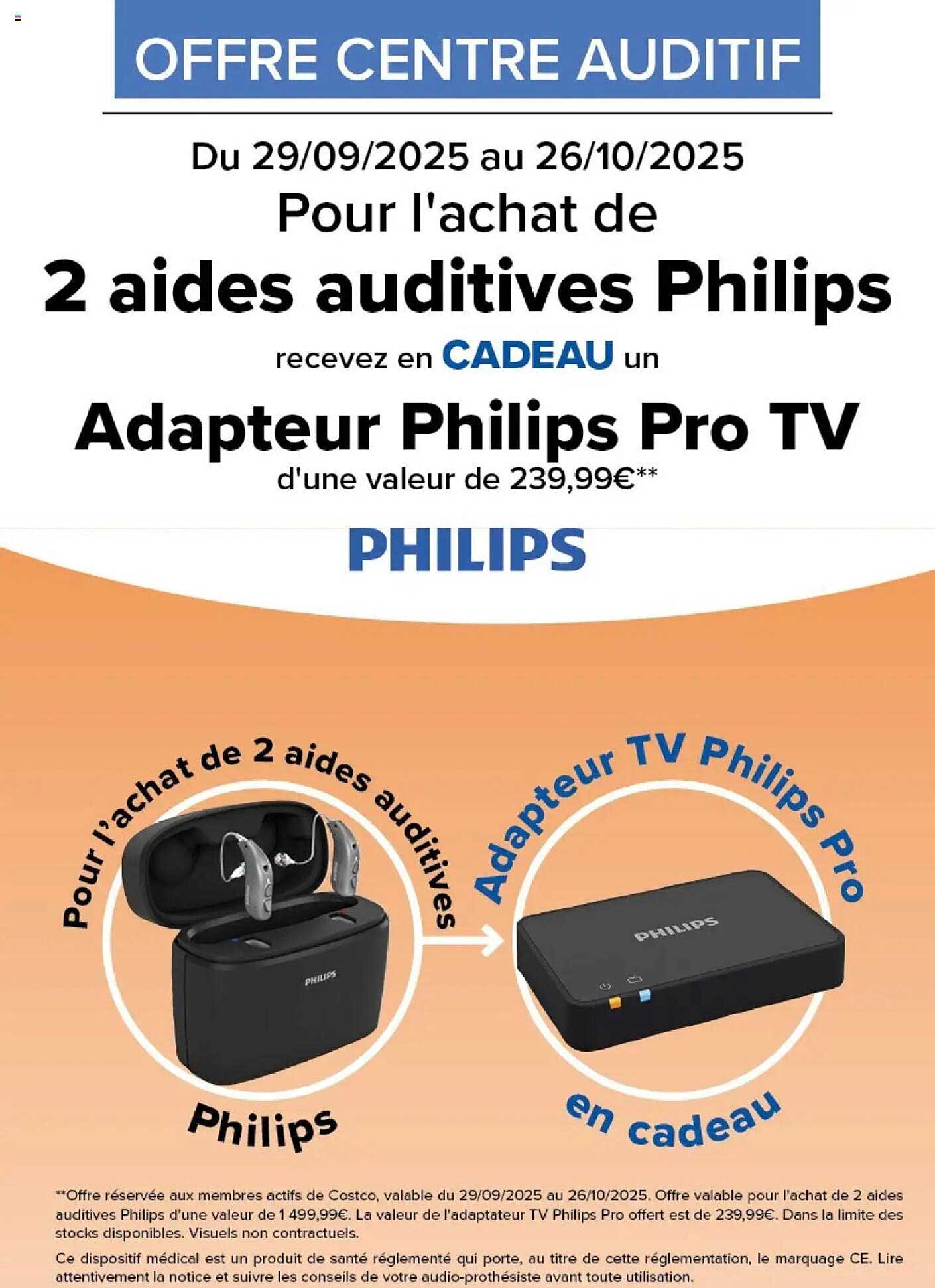 OFFRE CENTRE AUDITIF