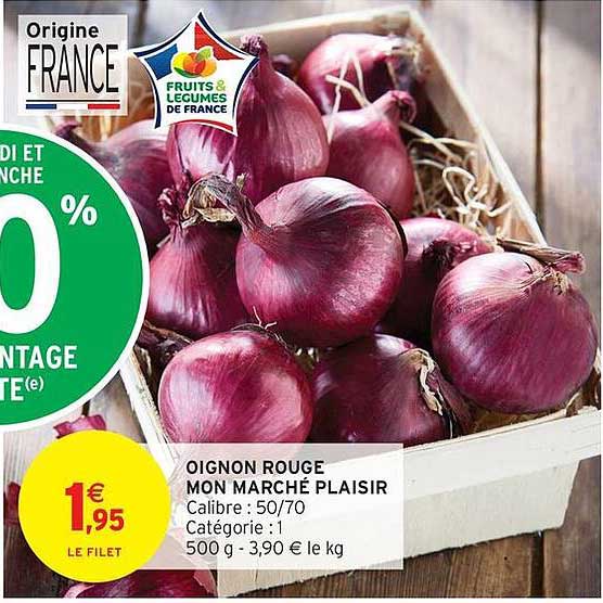 OIGNON ROUGE MON MARCHÉ PLAISIR