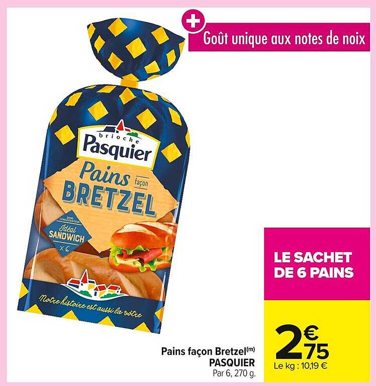 Pains façon Bretzel(m) PASQUIER