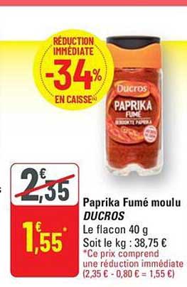 Paprika Fumé moulu DUCROS