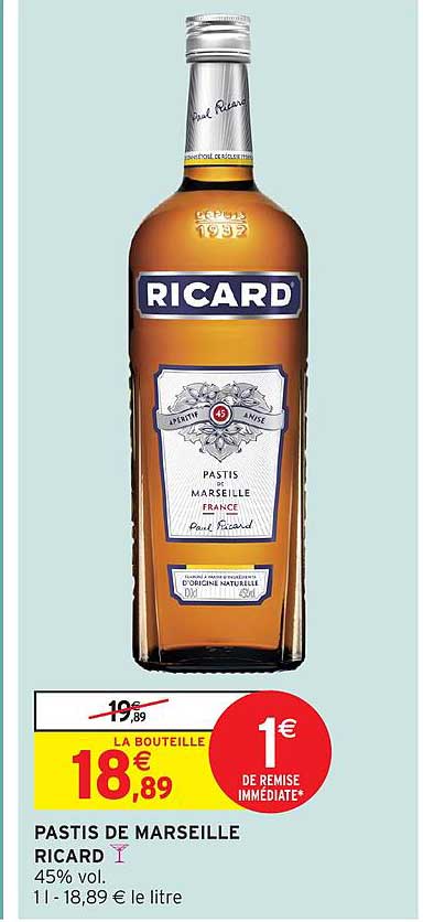 PASTIS DE MARSEILLE RICARD