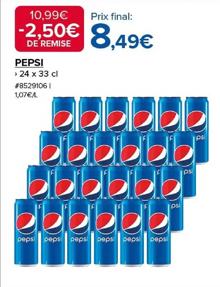 PEPSI › 24 x 33 cl