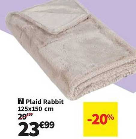 Plaid Rabbit 125x150 cm