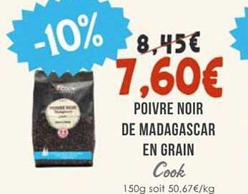 POIVRE NOIR DE MADAGASCAR EN GRAIN