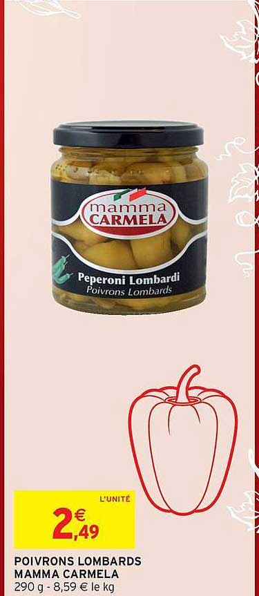 POIVRONS LOMBARDS MAMMA CARMELA