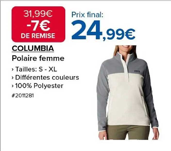 POLAIRE FEMME COLUMBIA