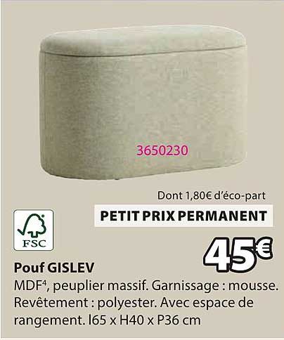Pouf GISLEV