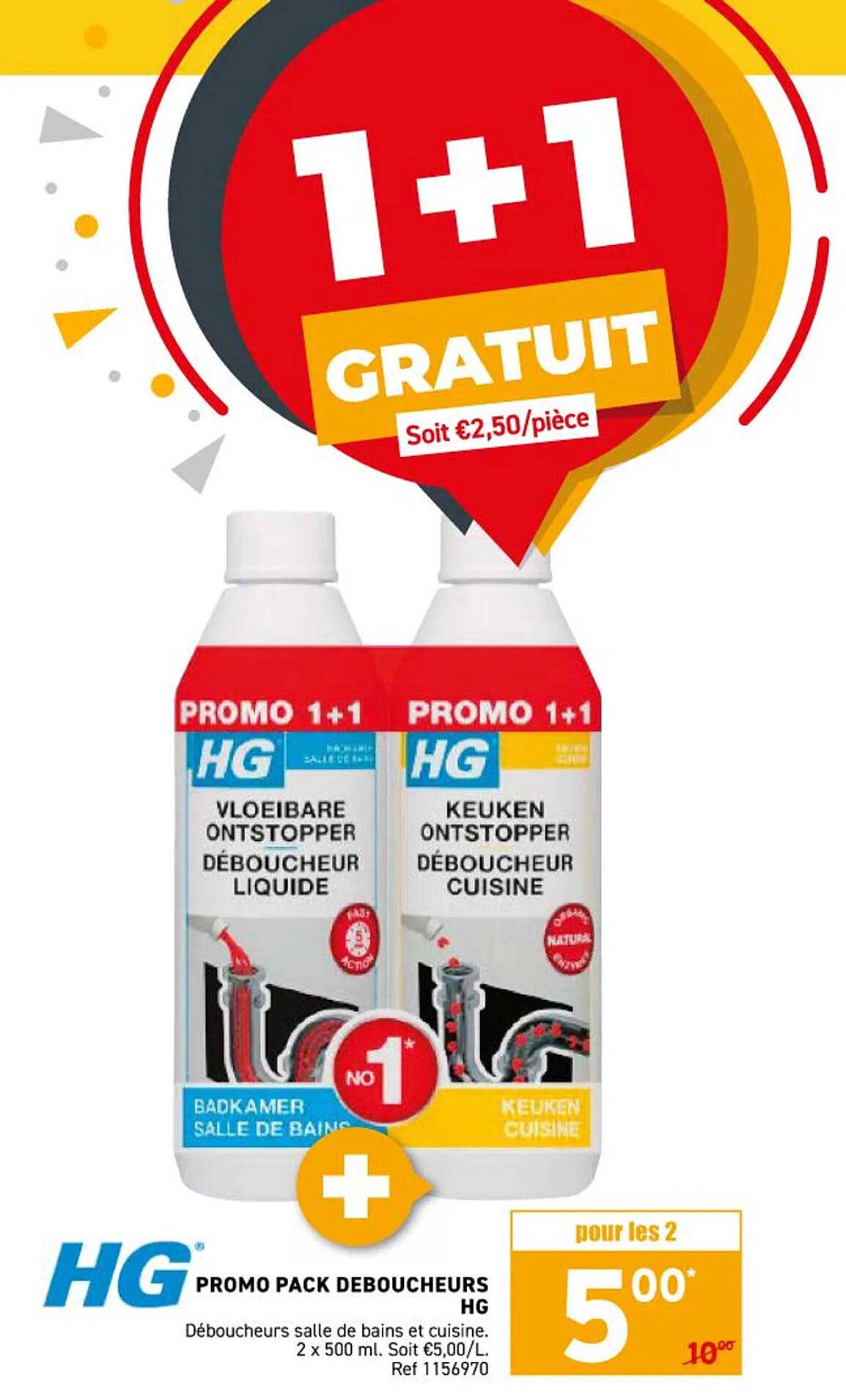 PROMO PACK DEBOUCHEURS HG