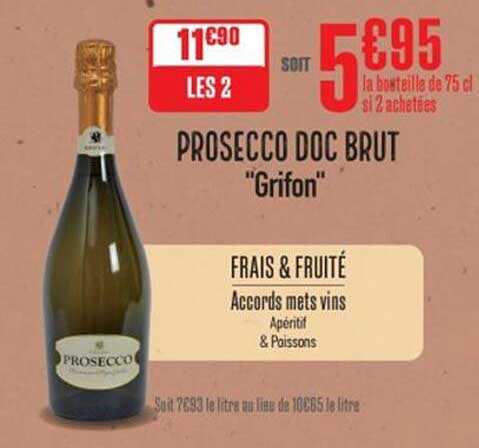 PROSECCO DOC BRUT "Grifon"