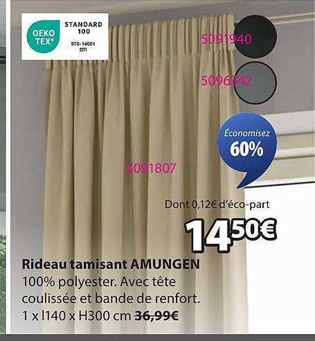 Rideau tamisant AMUNGEN