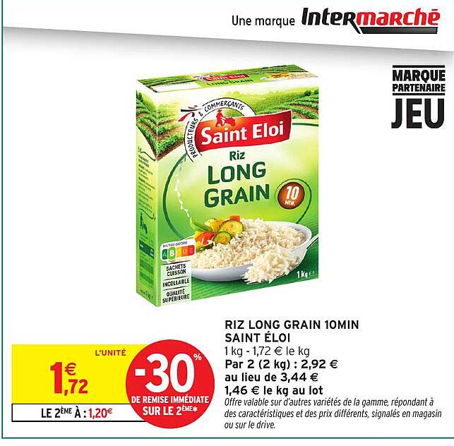 RIZ LONG GRAIN 10MIN SAINT ÉLOI