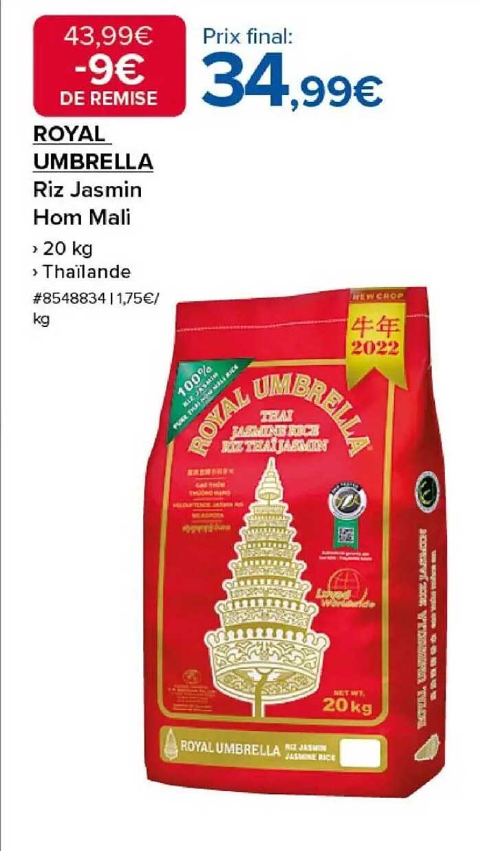 ROYAL UMBRELLA Riz Jasmin Hom Mali