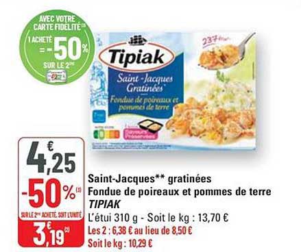 Saint-Jacques** gratinées