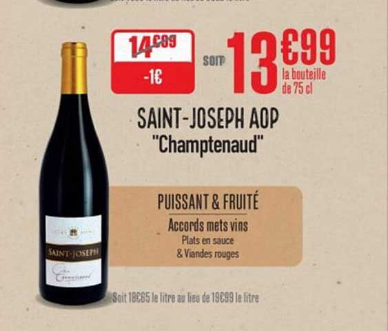 SAINT-JOSEPH AOP "Champtenaud"