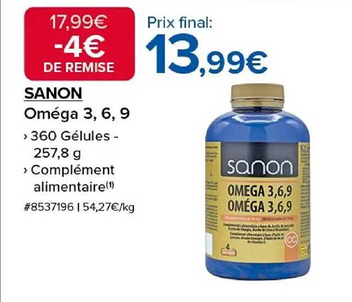 SANON Oméga 3, 6, 9