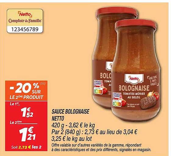 SAUCE BOLOGNAISE