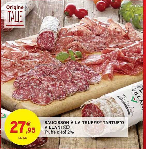 SAUCISSON À LA TRUFFE® TARTUF'O VILLANI