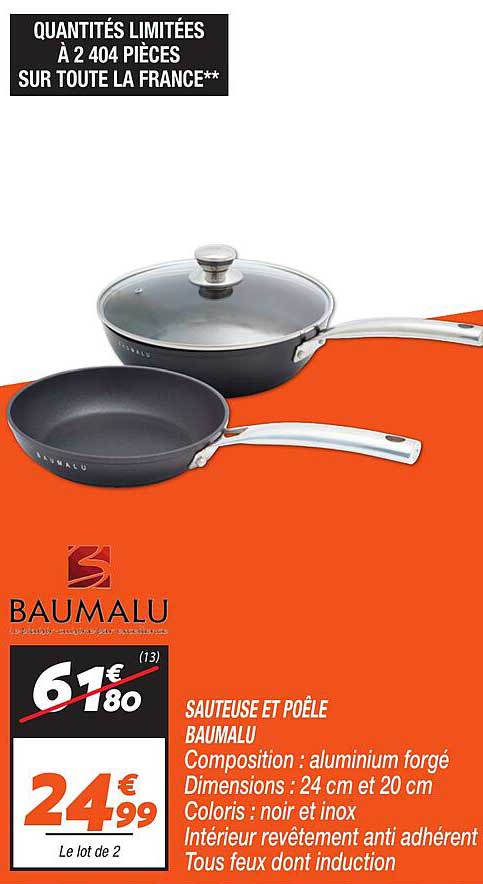SAUTEUSE ET POÊLE BAUMALU