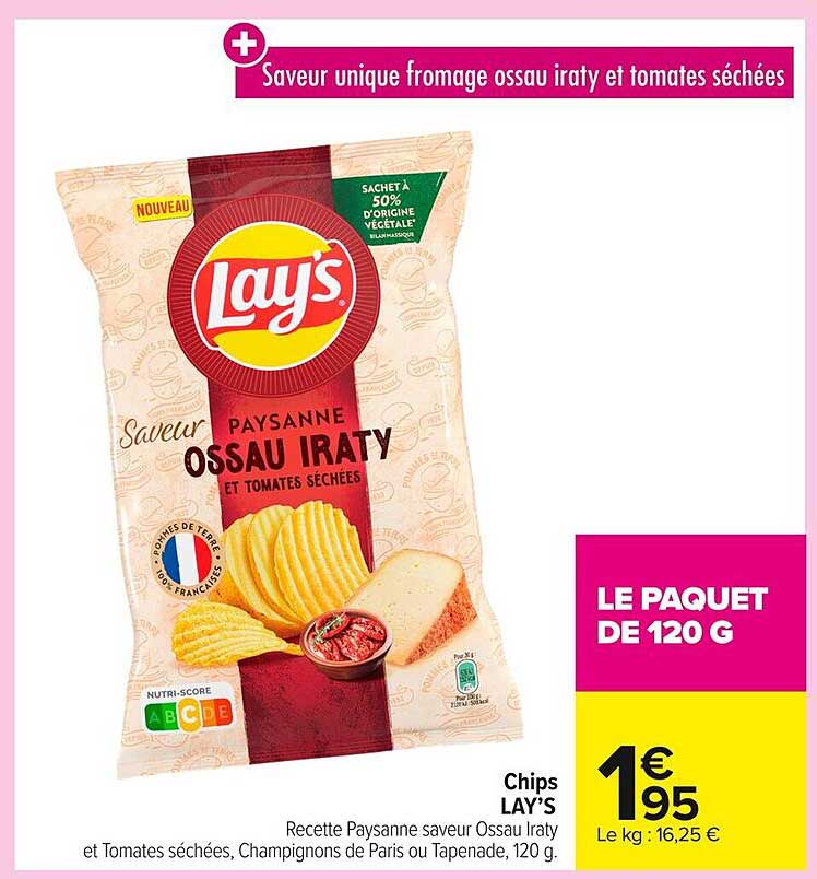 Saveur unique fromage ossau iraty et tomates séchées