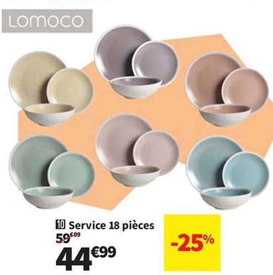 Service 18 pièces