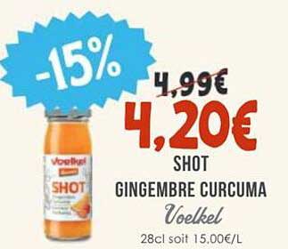 SHOT GINGEMBRE CURCUMA Voelkel
