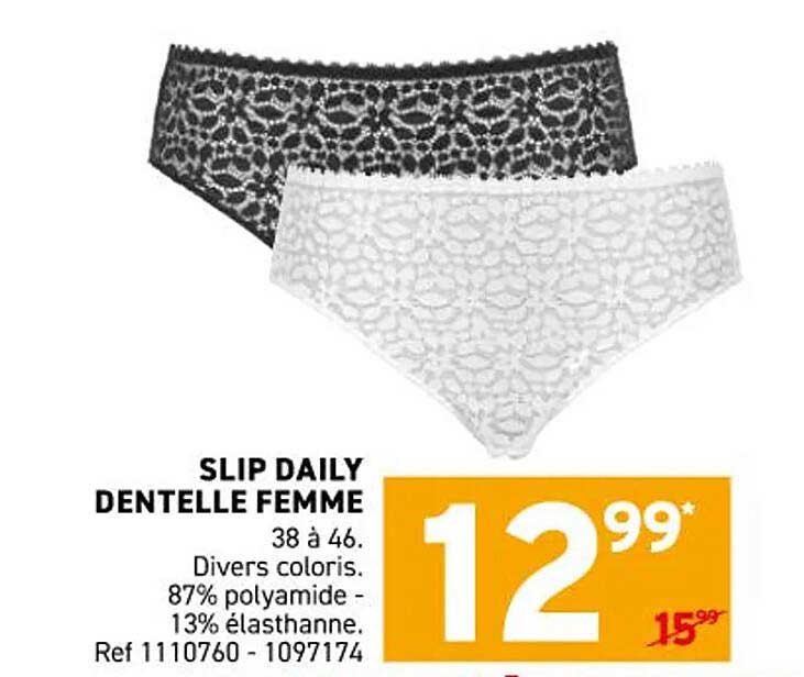 SLIP DAILY DENTELLE FEMME