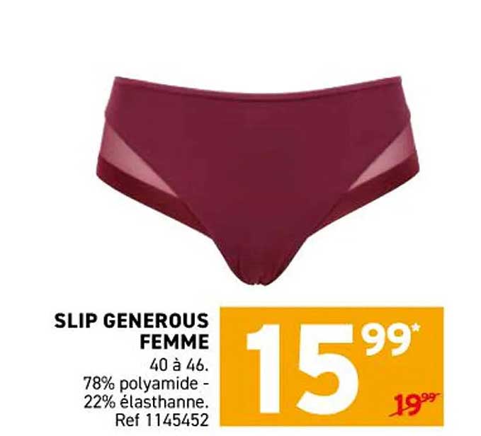 SLIP GENEROUS FEMME
