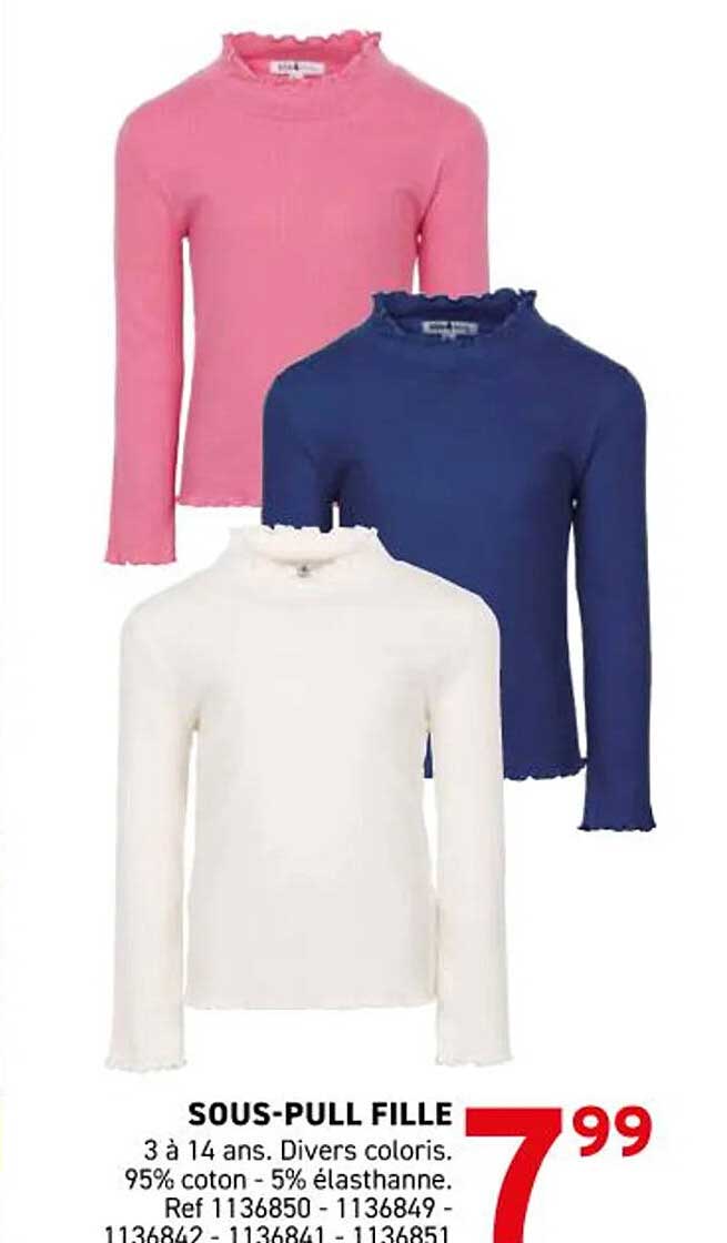 SOUS-PULL FILLE